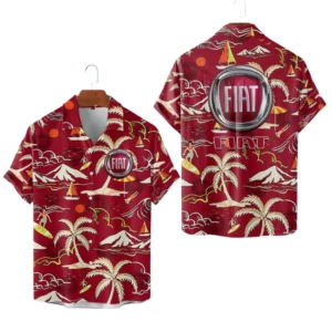 Fiat Hawaiian Shirt 2026 Limited Premium Crinkle Textured