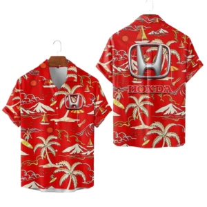 Honda Hawaiian Shirt 2026 Limited Premium Crinkle Textured