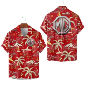 MG Car Hawaiian Shirt 2026 Limited Premium Crinkle Textured