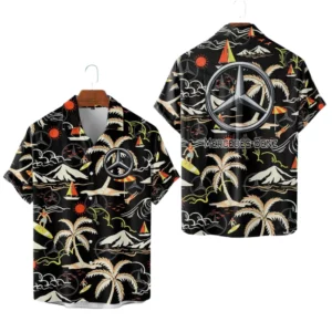 Mercedes Benz Hawaiian Shirt 2026 Limited Premium Crinkle Textured