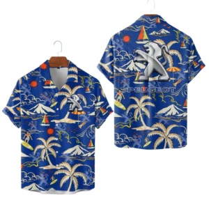 Peugeot Hawaiian Shirt 2026 Limited Premium Crinkle Textured