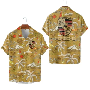 Porsche Hawaiian Shirt 2026 Limited Premium Crinkle Textured