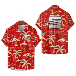 Seat Car Hawaiian Shirt 2026 Limited Premium Crinkle Textured
