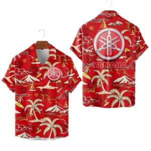 Yamaha Motorcycles Hawaiian Shirt 2026 Limited Premium Crinkle Textured