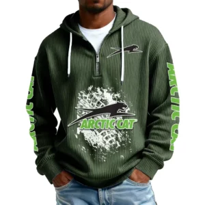 Arctic Cat Men’s Corduroy Quarter Zip Hoodie