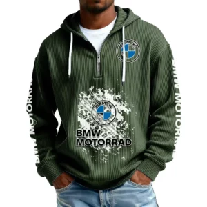 BMW Motorrad Men’s Corduroy Quarter Zip Hoodie
