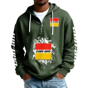 Can Am BRP Men’s Corduroy Quarter Zip Hoodie