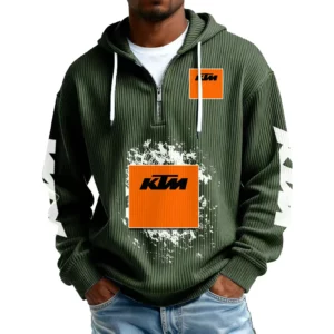 KTM Men’s Corduroy Quarter Zip Hoodie
