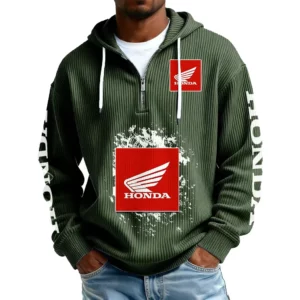 Powersports Honda Men’s Corduroy Quarter Zip Hoodie